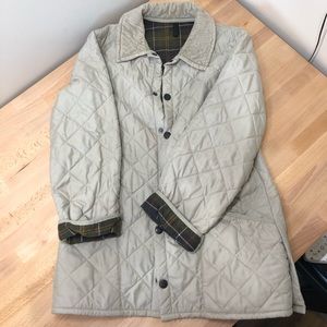 Classic Eskdale Barbour grey/cream Jacket